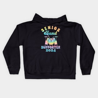 senior Band Supporter 2024 class of 2024 Kids Hoodie